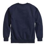 Детский флисовый свитшот Dr Seuss The Dept of Who-ville Crew Grinch, Navy - фото 2