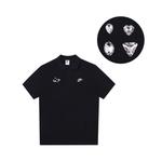 Nike Мужская черная поло - фото