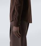 Шерстяная и кашемировая рубашка-оверсайз Allude - фото 7