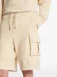 Шорты карго с тисненым логотипом BALMAIN, нейтральный - фото 6