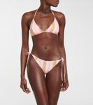 Плавки-бикини с принтом в виде цепочек Versace, Candy+Oro - фото 2