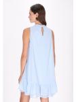 Платье до колена faina, светло-синий - фото 4