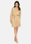 Платье LolaLiza PRINTED ANIMAL, Light Camel/Camel - фото 2