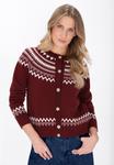 Кардиган DreiMaster Cardigan, Wine Red Offwhite/Dark Red - фото