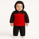 Детский утепленный комбинезон с капюшоном для мальчика Carter'S, Red - фото