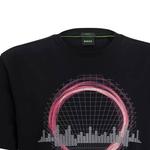 Футболка с принтом Boss Logo HUGO BOSS, черная - фото 7