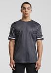Футболка с принтом OVERSIZED STRIPED TEE Urban Classics, черный - фото 17