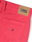 Джинсовые шорты с бахромой Tommy Hilfiger Junior, розовый - фото 3