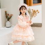 Платье для девочек PROTECTCAMEL, розовый+headdress - фото 3