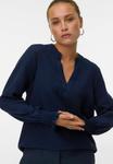 Блуза Vero Moda VMMELANEY , Navy Blazer/Dark Blue - фото