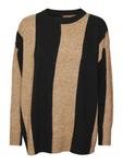 Свитер VERO MODA, Dark beige/Black - фото