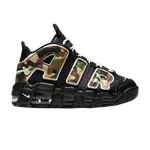 Кроссовки Nike Air More Uptempo QS PS 'Camo', черный - фото
