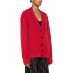 Кардиган из ребристой ткани с ворсом MISSONI, Красный - фото 5