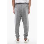 Брюки-джоггеры из меланжевого хлопка с начесом Dsquared2, Gray - фото 2