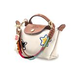 LONGCHAMP Сумка-пельмень Le Pliage Polyamide Romantic Starry Words, Romantic Starry Words - фото 3