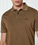 Поло Boss Orange Prime Regular Fit, коричневый - фото 4