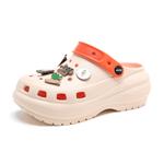 Клоги Женские Jeep, Бежево-оранжевые - фото 7