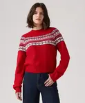 Женский свитер с узором Fair Isle Levi'S, красный - фото 4