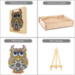 Деревянный пазл Lovely Owl XL Moments - фото 6