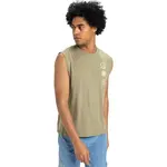 Мужская футболка Quiksilver Lap Time, бежевый - фото