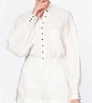 Belkis Бирюзовый Топ В Белом Cami NYC - фото