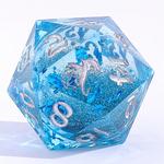 Аксессуары Hymgho Premium Gaming Sharp-Edge Polyhedral Dice Set: Liquid Core - Aqua (7) - фото 2