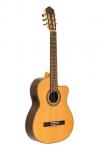 Акустическая гитара ANGEL LOPEZ Mazuelo serie electric classical guitar with solid cedar top with cutaway - фото 2