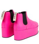 Кожаные ботинки челси на платформе Loewe, Neon Pink - фото 3