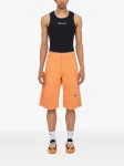 Джинсовые шорты с карманами MSGM, оранжевый - фото 2