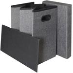 Корзина для белья Dunedesign, 49x26 см, серый - фото 2