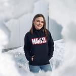 Толстовка с логотипом Marvel черный - фото