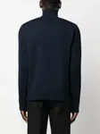 Шерстяной джемпер с высоким воротником JIL SANDER, синий - фото 4