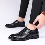 Черные туфли Dress Shoes Men's Black SHUPATE, однослойные - фото 3