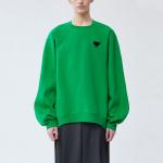 Свитшот с принтом логотипа ADER ERROR, зеленый - фото 6