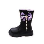 Детские высокие ботинки Idyllic, Ecru - фото 7