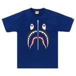 Футболка BAPE Shark, синяя - фото