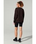 Женская толстовка SILKERRY Oversized Porchlight Balance Crew Pullover Sweatshirt LILYSILK, Espresso - фото 3