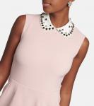 Мини-платье из кади с декором REDValentino, New Rose - фото 4