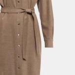 Женское платье с длинными рукавами Fronda MaxMara, коричневый - фото 4