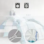 Постельное белье , синее, 1x 155x220 см + 1x 80x80 см Erwin Müller - фото 4