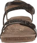 Сандалии на плоской подошве Jillian Quarter Strap Aetrex, бронза - фото 7