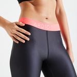 Леггинсы для фитнеса с карманом - черный/розовый Domyos - фото 3