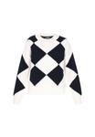 Джемпер DreiMaster Jumper, Offwhite Dark Navy/Off-White - фото 5