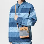 LOUIS VUITTON Наноотпариватель Дамие Деним 3D Синий Джинс - фото 5