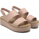 Платформенные сандалии Brooklyn Crocs, pink caramel - фото