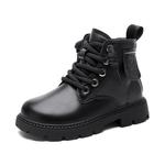 Детские кожаные ботинки для детей BOBDOG, черный - фото 2