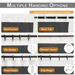 Штора на дверь BTTO, серый - фото 3