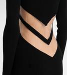 Платье миди из джерси с вставками Jean Paul Gaultier, черный - фото 5