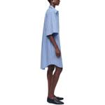 Платье с короткими рукавами женское синее Cos - фото 4