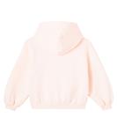 Хлопковый худи с капюшоном DG Dolce&Gabbana Kids, Rosa Pallido - фото 4